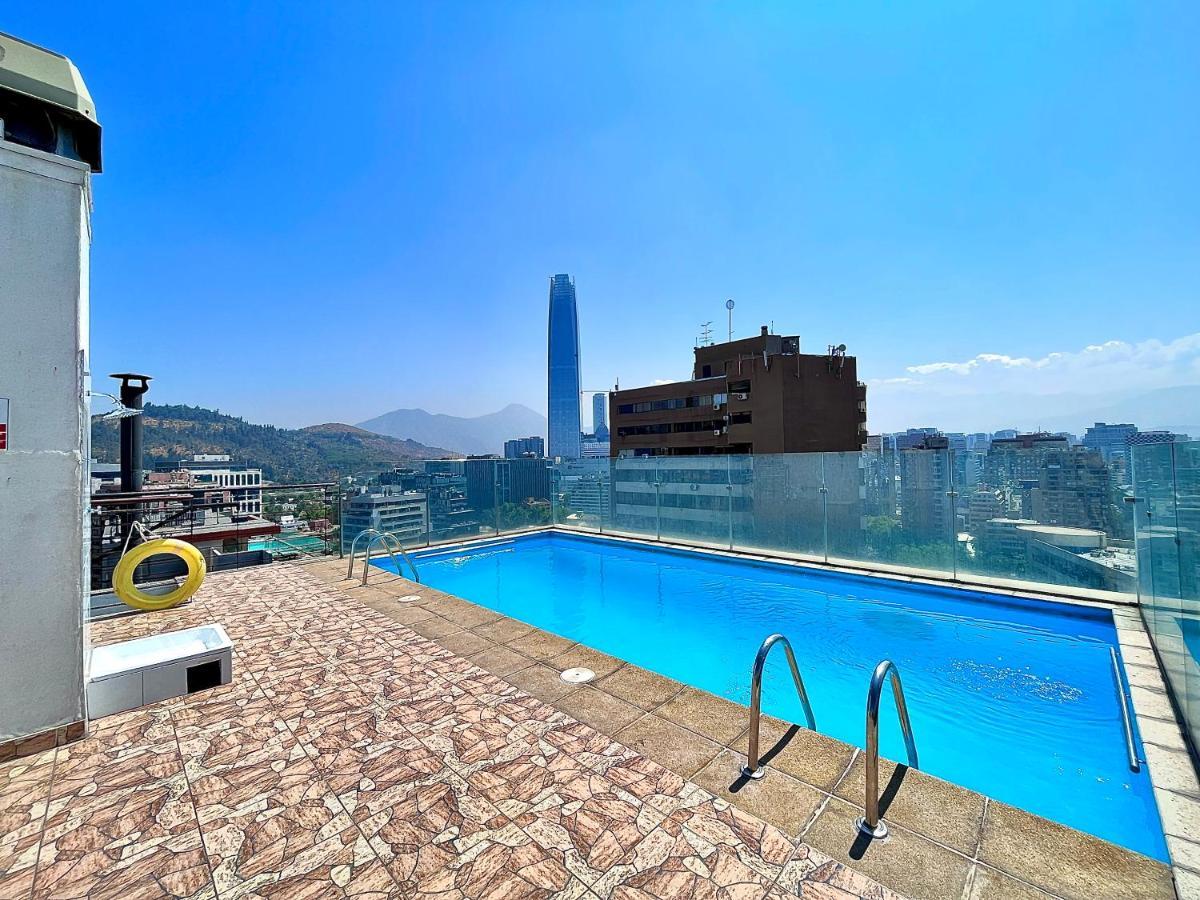 Apartamentos City Centro Los Leones Santiago del Cile Esterno foto