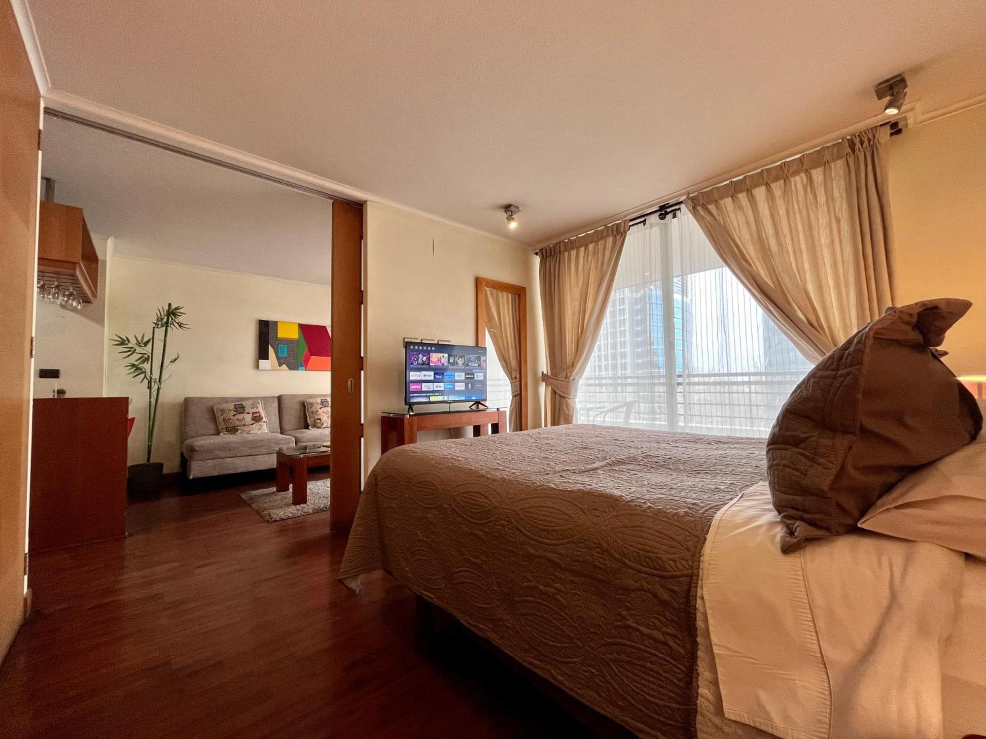 Apartamentos City Centro Los Leones Santiago del Cile Esterno foto