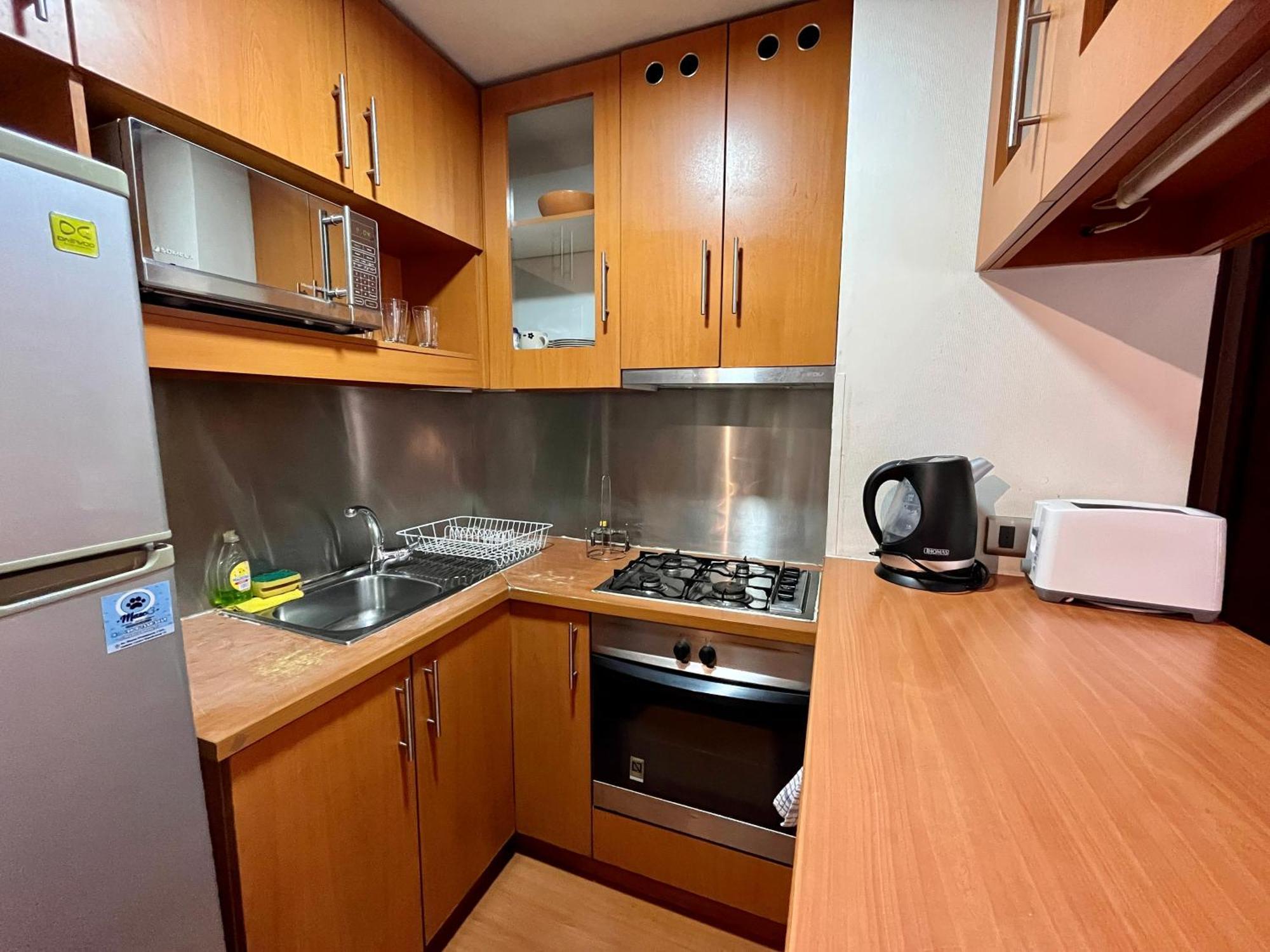 Apartamentos City Centro Los Leones Santiago del Cile Esterno foto